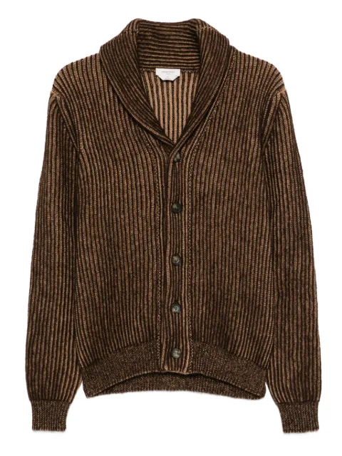 Jacob Cohën striped shawl-collar cardigan