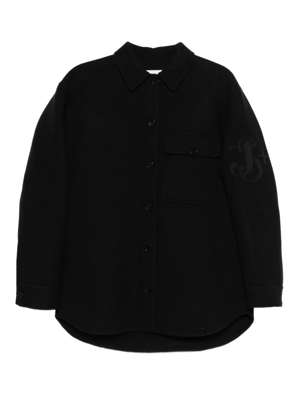 JIL SANDER+ Jacke mit Logo - Schwarz