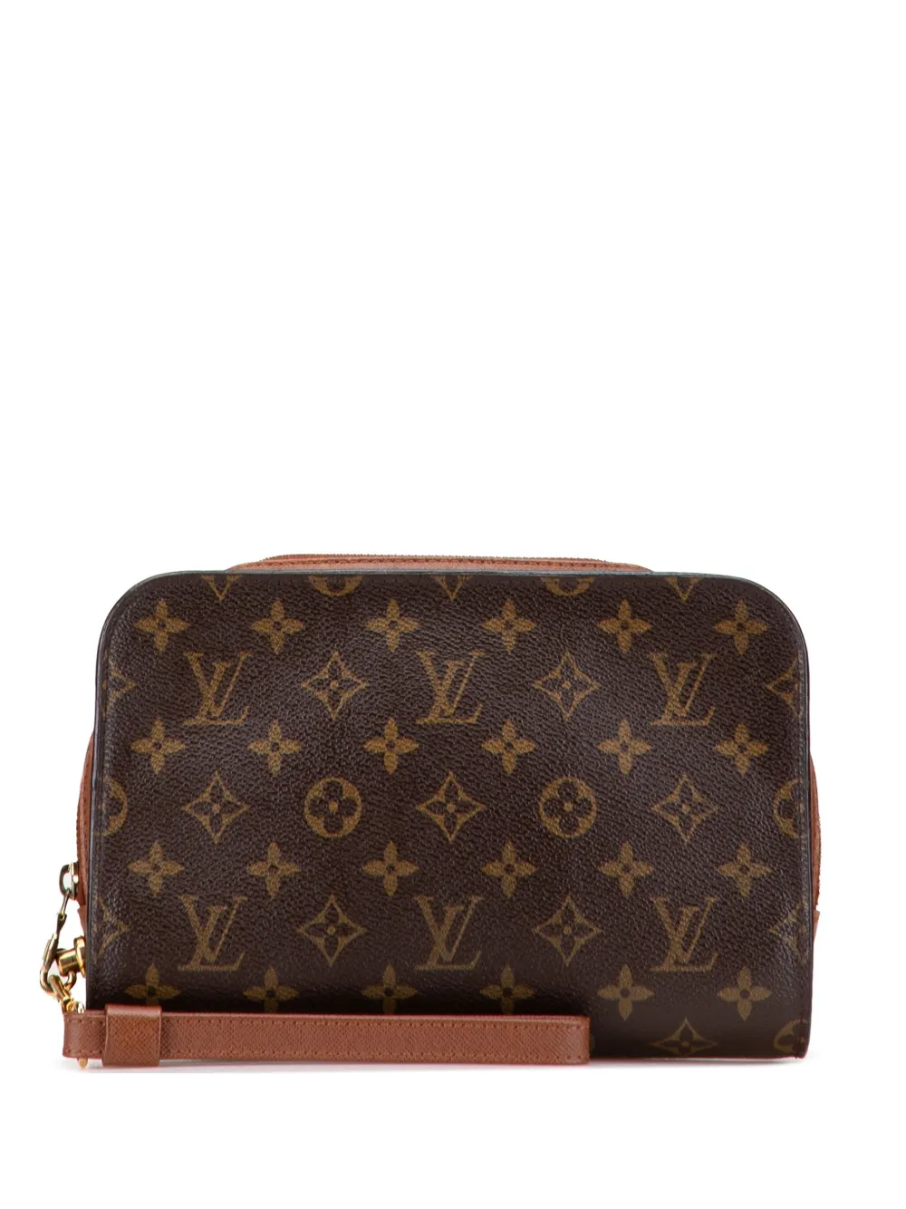 Louis Vuitton Pre-Owned 2003 Monogram Orsay clutch bag - ブラウン Louis Vuitton Pre-Owned 2003 Monogram Orsay clutch bag - ブラウン