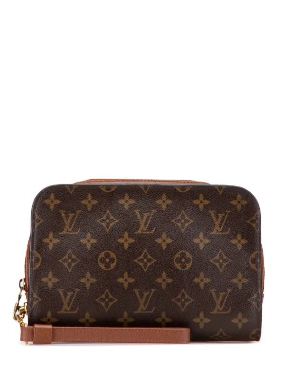 Louis Vuitton Pre-Owned 2003 Monogram Orsay Clutch Bag Brown