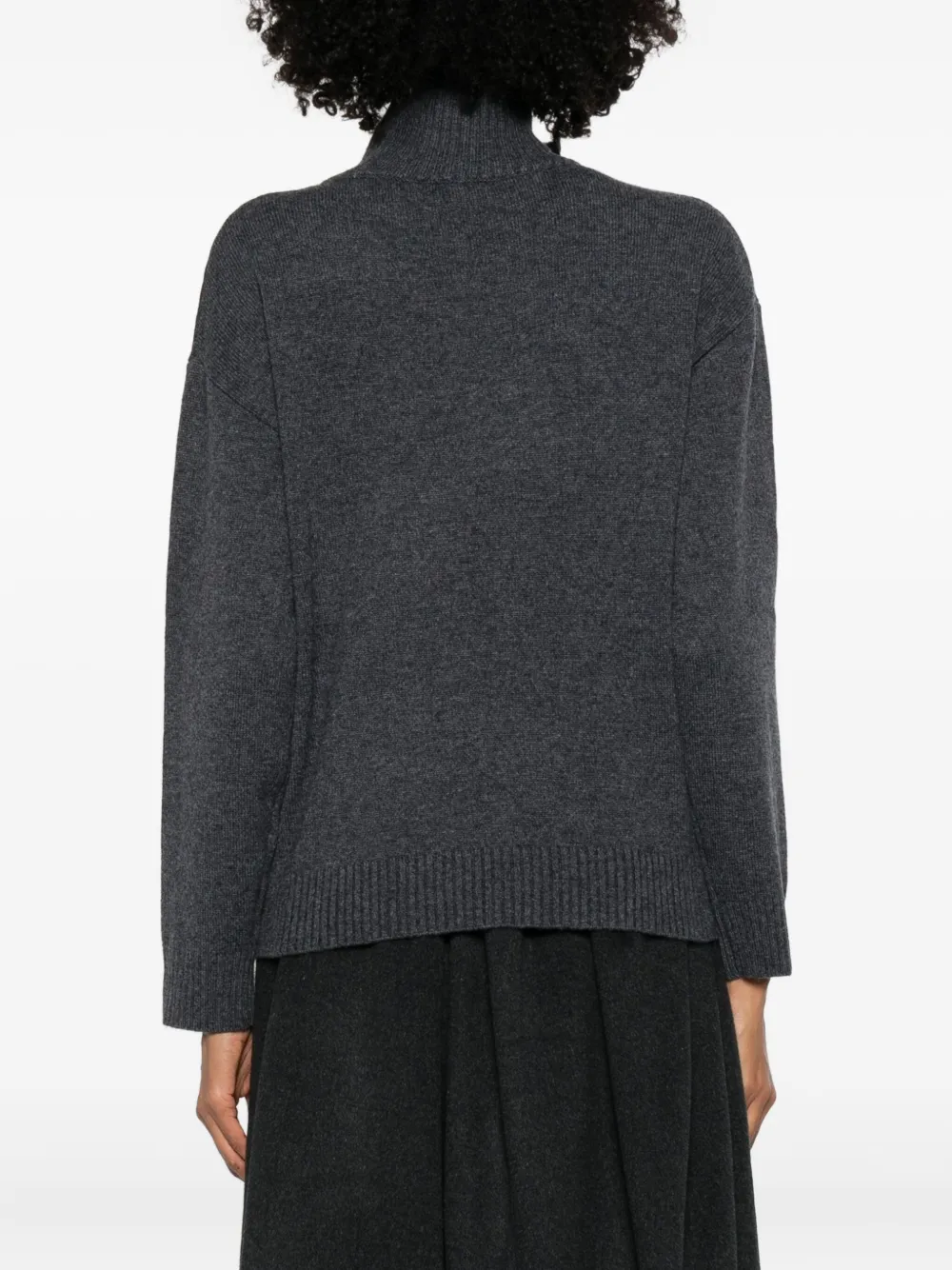 Viktoria Chan Roll-neck Sweater In Gray