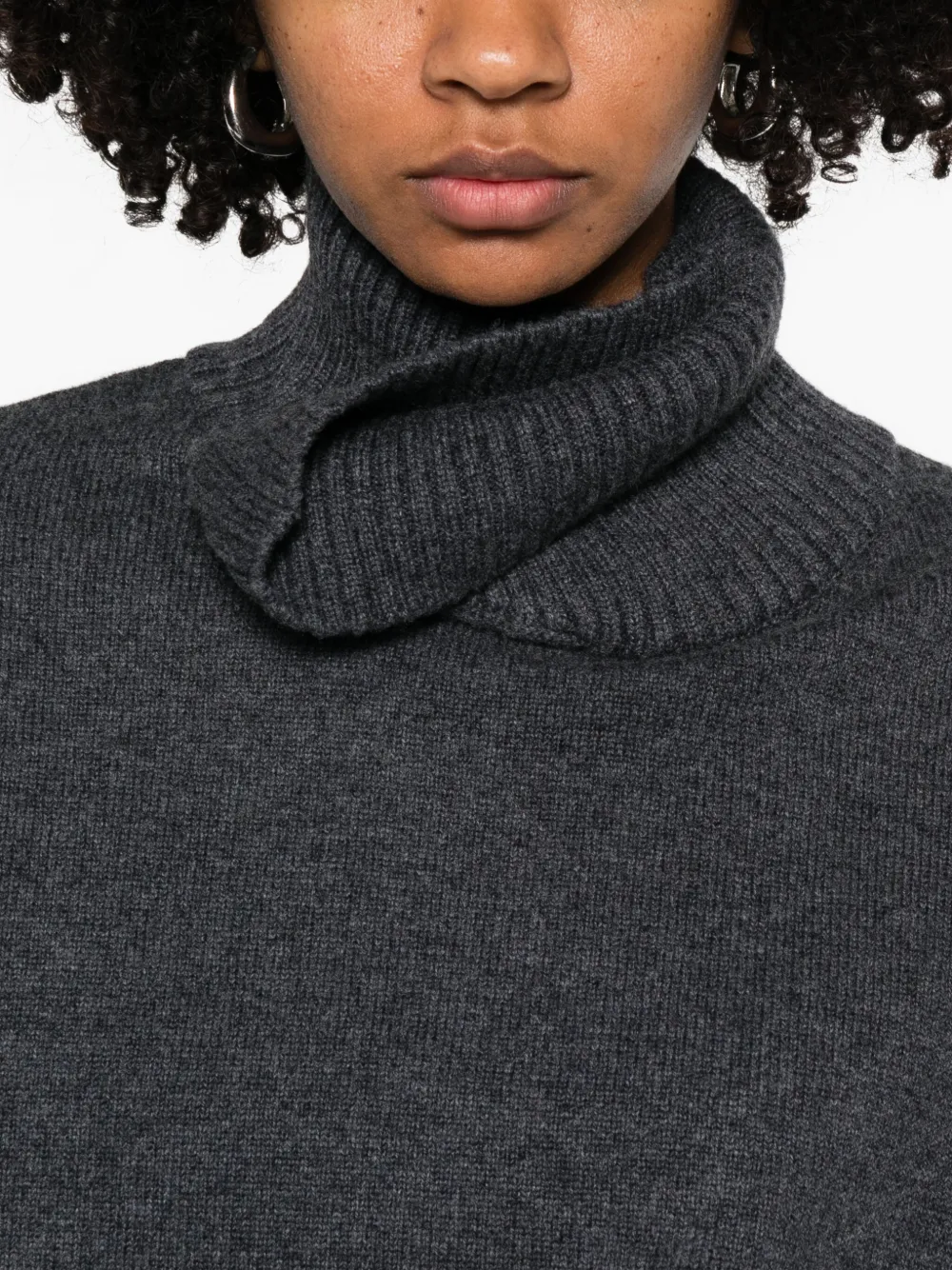 Viktoria Chan Roll-neck Sweater In Gray