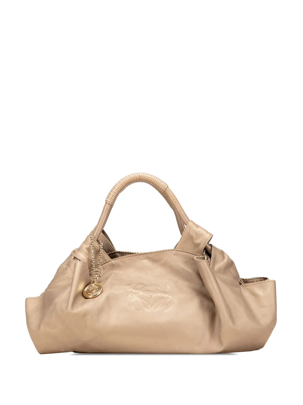 Loewe Pre-Owned 2010-2025 Metallic Nappa Aire hobo bag - ゴールドトーン Loewe Pre-Owned 2010-2025 Metallic Nappa Aire hobo bag - ゴールドトーン