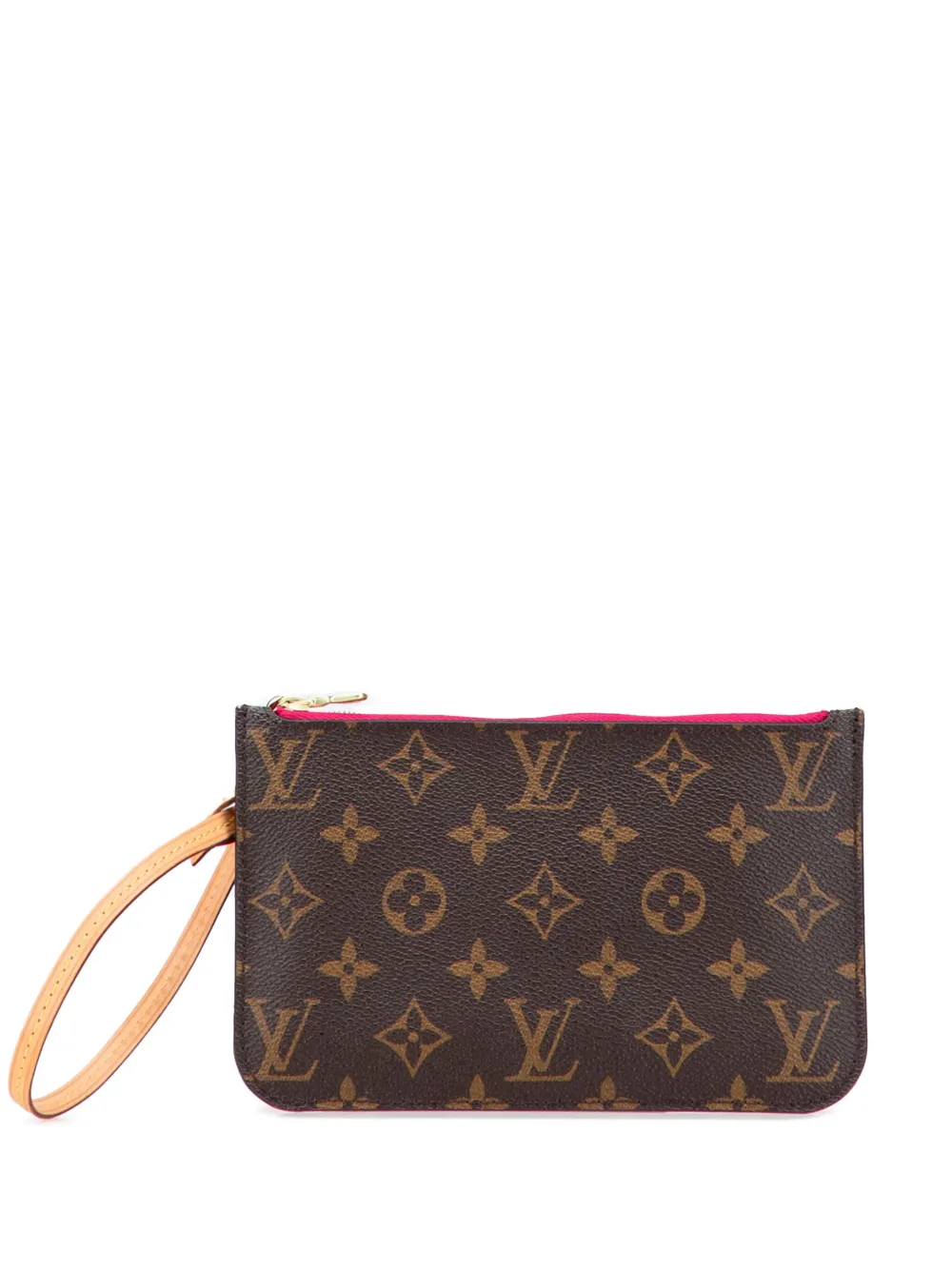 Louis Vuitton Pre-Owned 2018 Monogram Neverfull pouch - ブラウン Louis Vuitton Pre-Owned 2018 Monogram Neverfull pouch - ブラウン