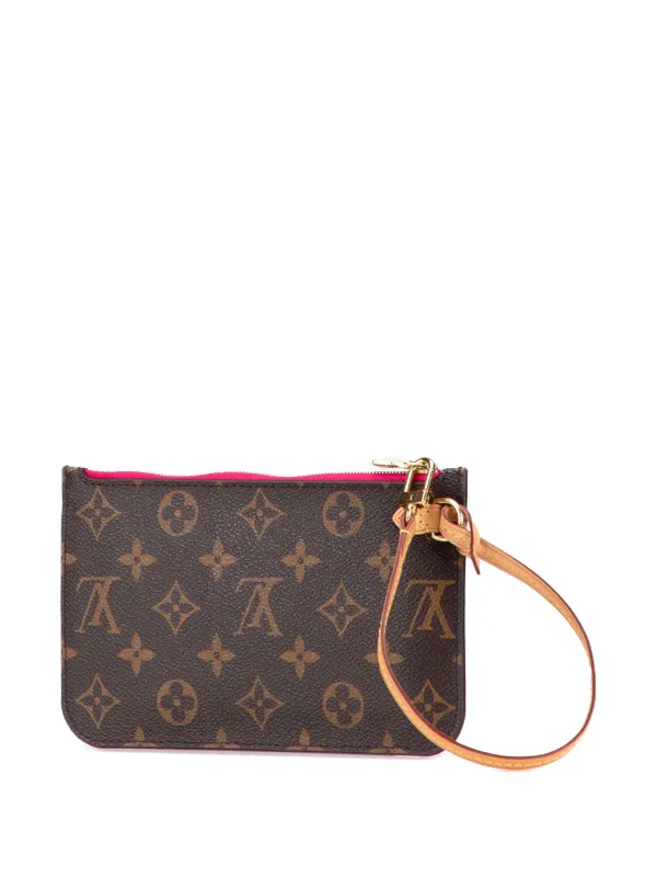 Louis Vuitton Pre-Owned 2018 Monogram Neverfull Pouch Brown