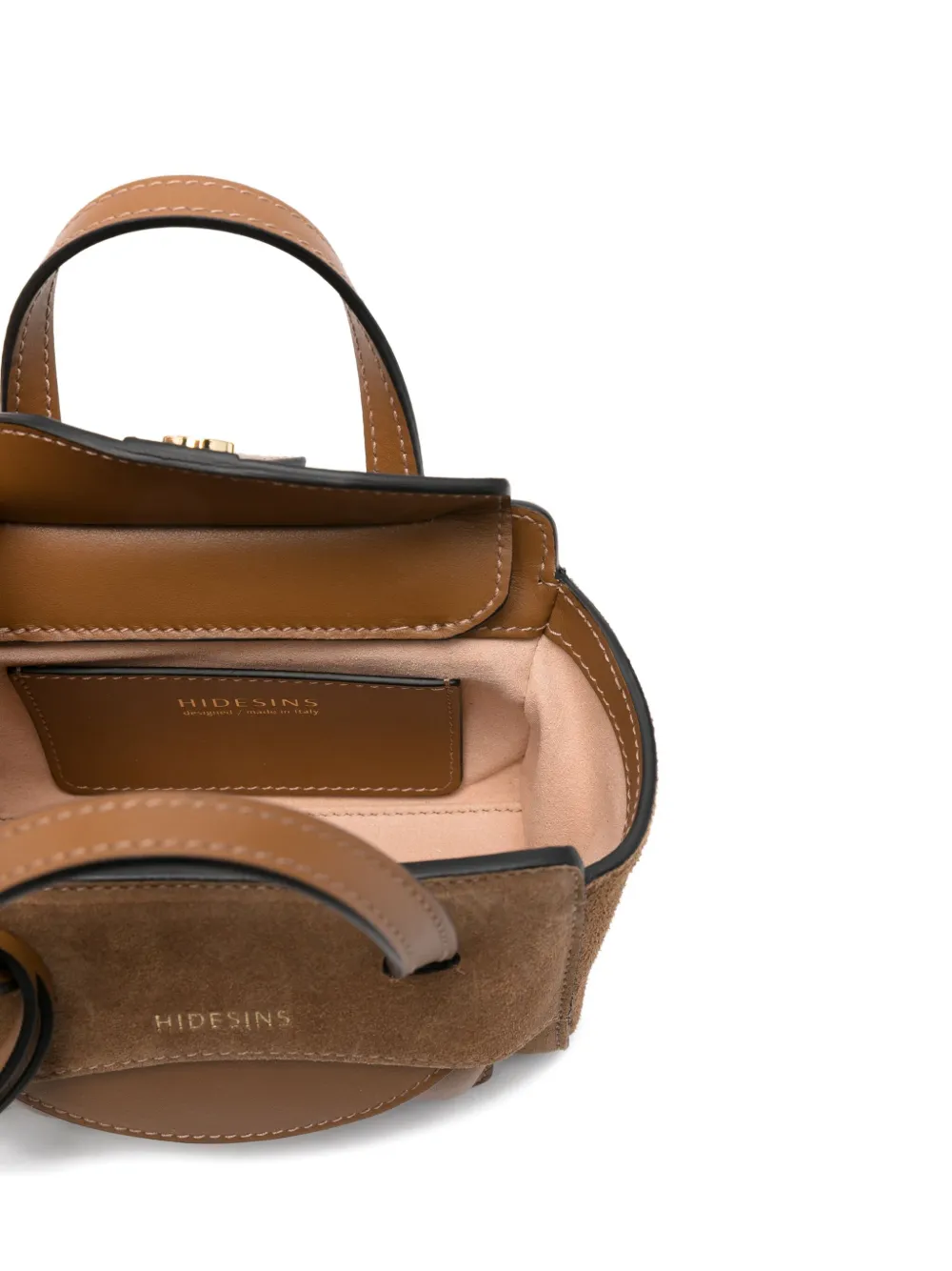 Hidesins Xs Flap Tote Bag In Brown