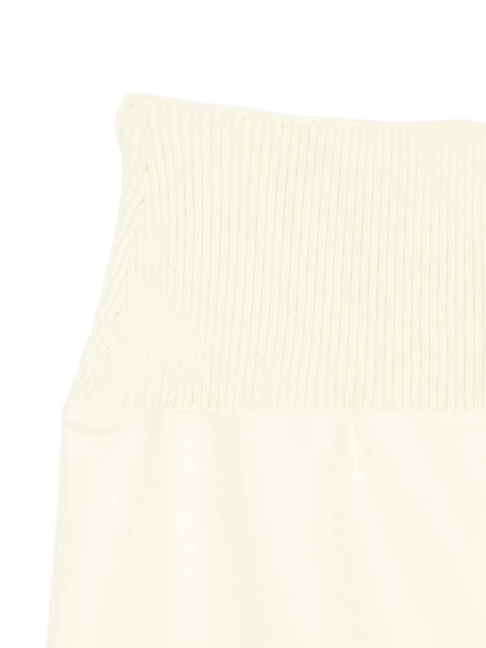 Jil Sander Geribbelde midi-rok Geel