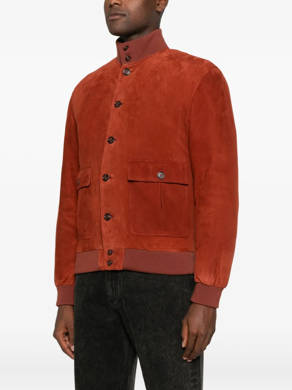 Valstar Goose Down Ino Suede Bruciato Jackets Brown In Red