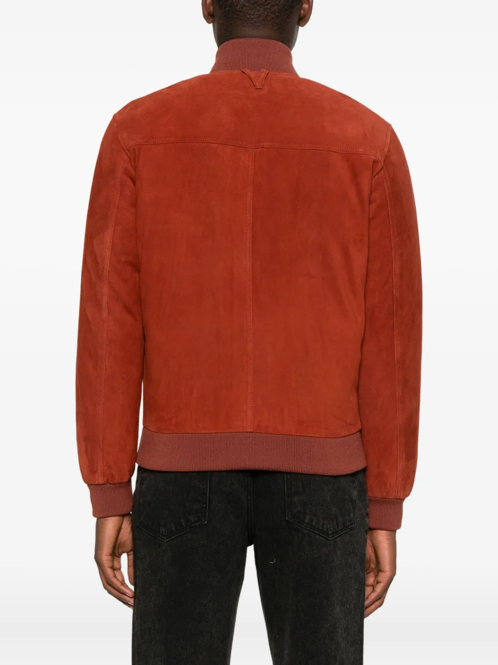 Valstar Goose Down Ino Suede Bruciato Jackets Brown In Red
