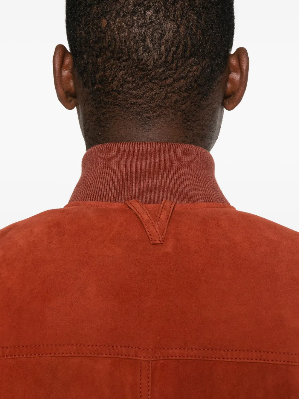 Valstar Goose Down Ino Suede Bruciato Jackets Brown In Red