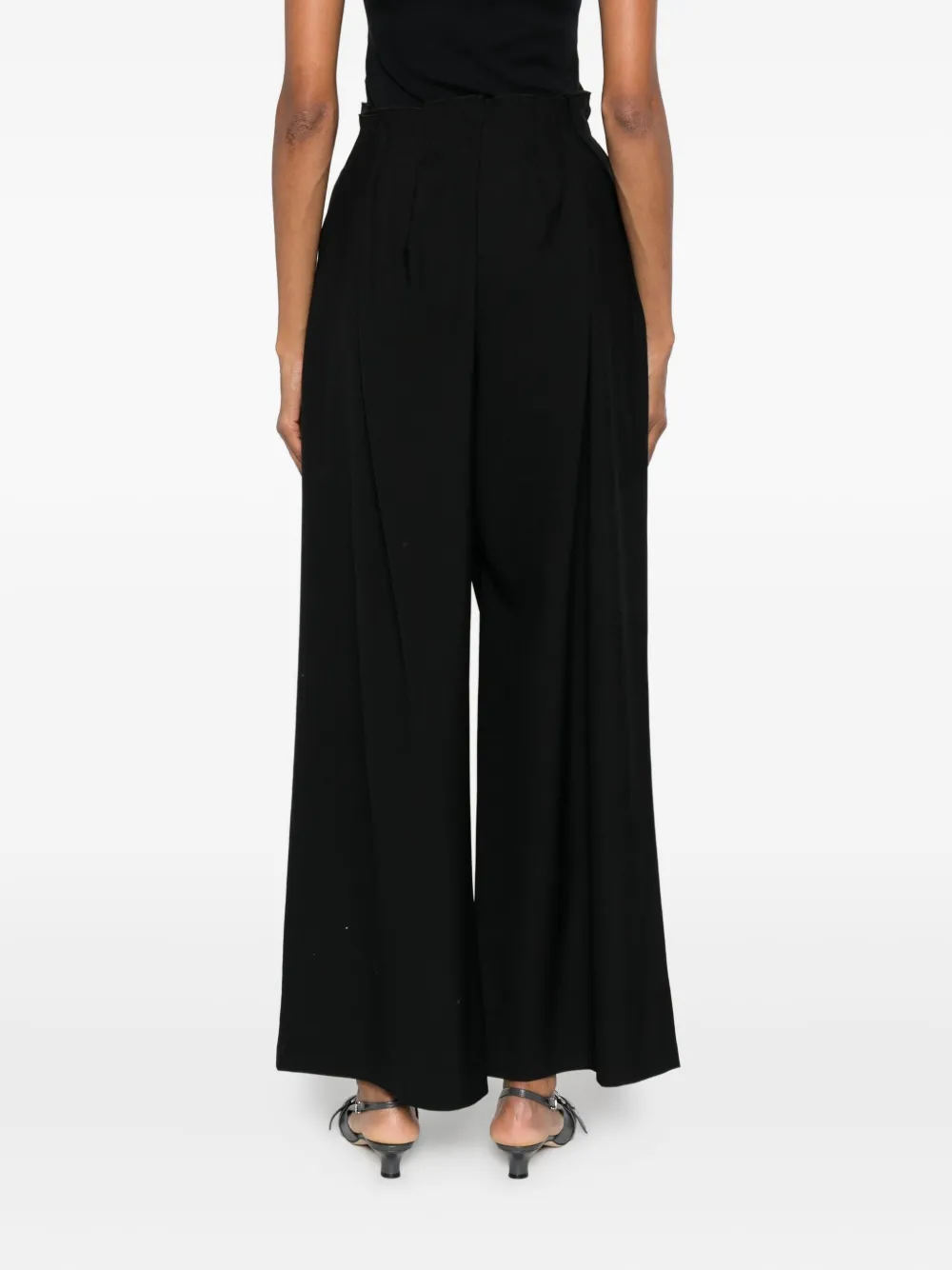 VIKTORIA CHAN Plooibroek Zwart