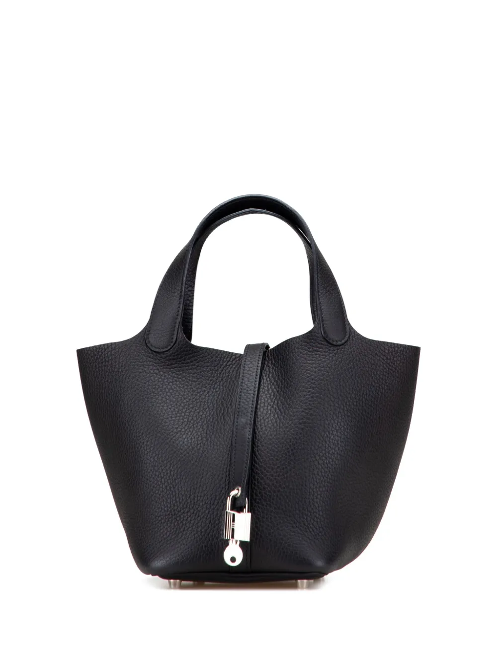 Hermès Pre-Owned 2013 Clemence Picotin Lock 18 handbag - ブラック Hermès Pre-Owned 2013 Clemence Picotin Lock 18 handbag - ブラック