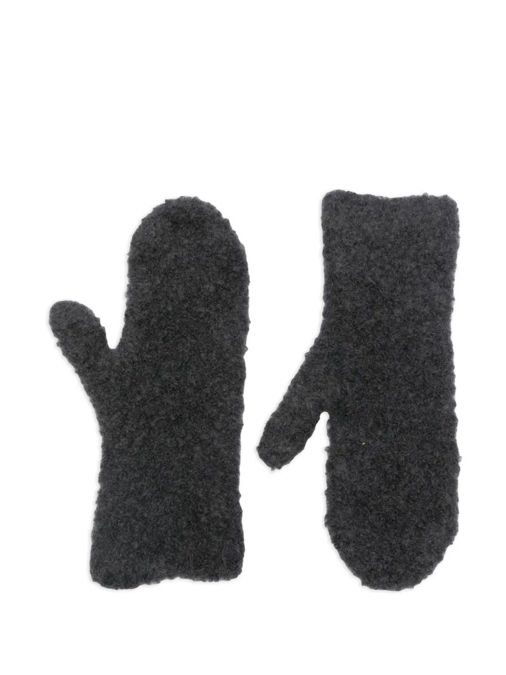 The Row Ladislas Mittens In Black