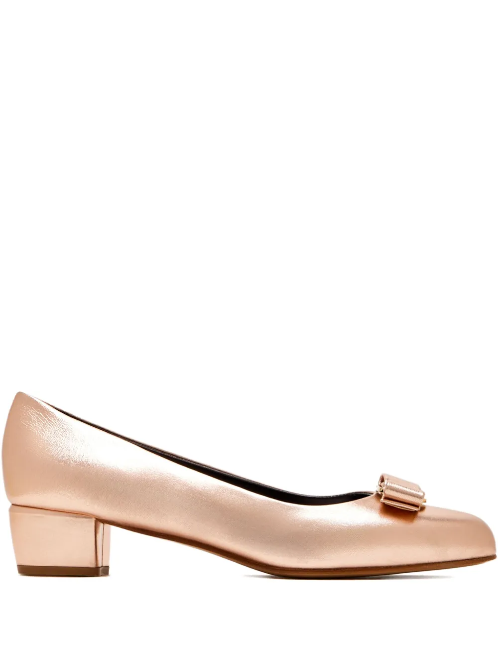 Ferragamo 30 mm Vara pumps met strik Roze