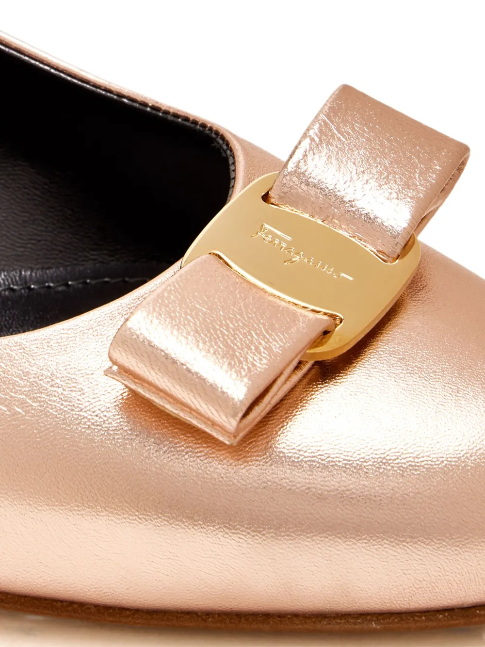 Ferragamo 30 mm Vara pumps met strik Roze