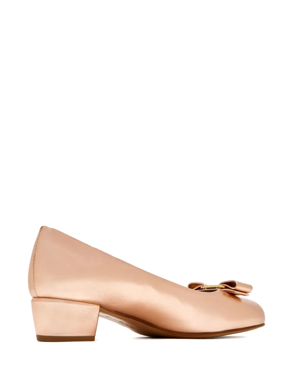 Ferragamo 30 mm Vara pumps met strik Roze