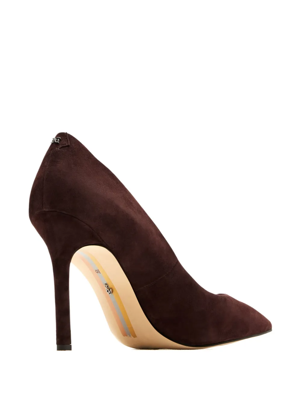 Sam Edelman Suède pumps met hak Bruin