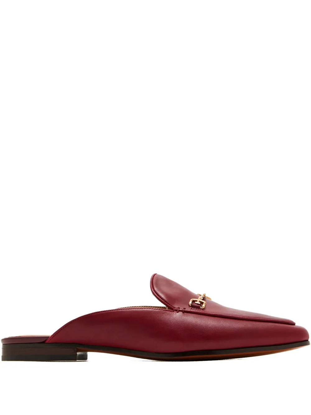 Sam Edelman Linnie leren muiltjes met horsebit Rood