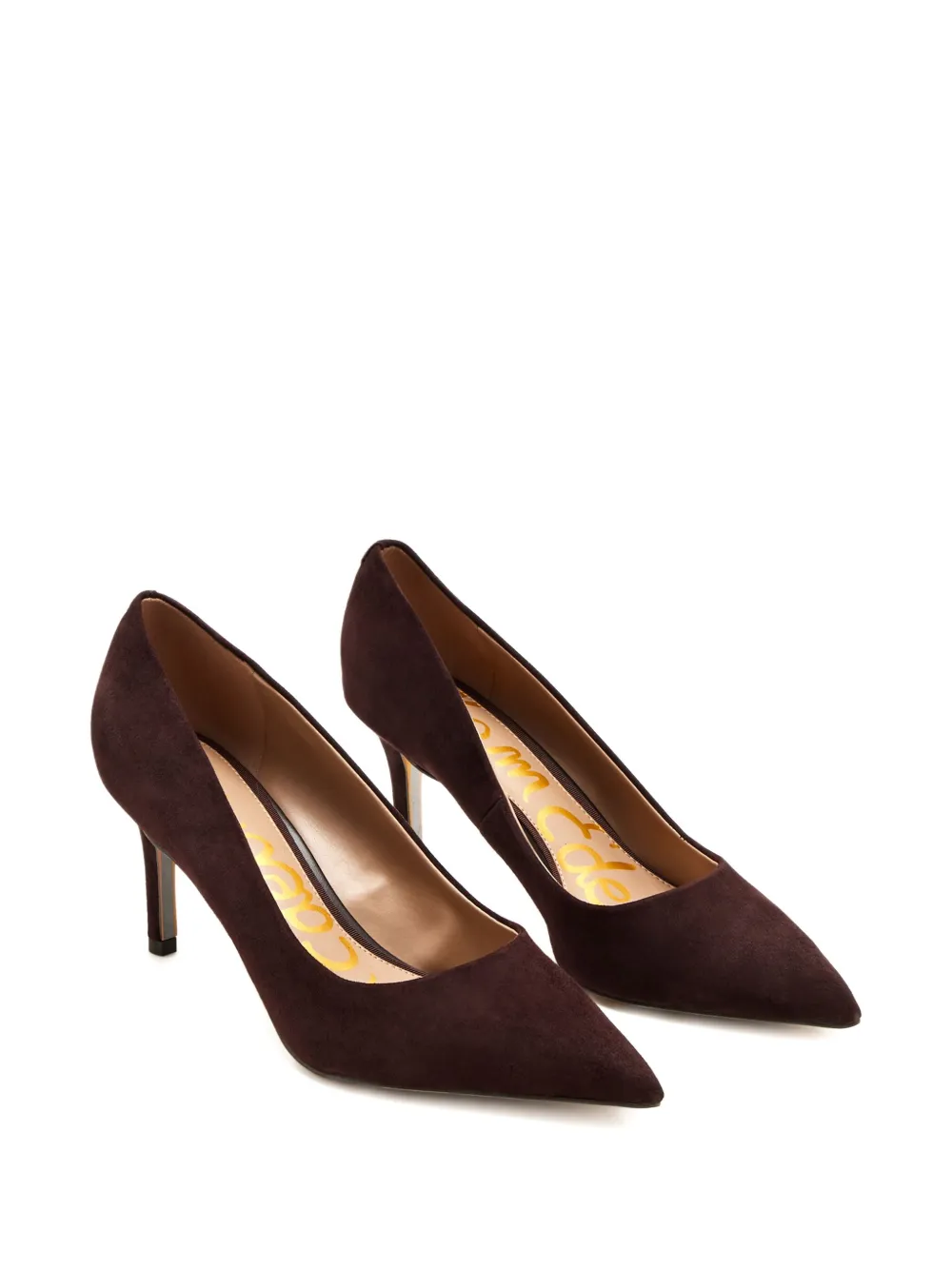 Sam Edelman 70 mm Vienna suède pumps Bruin