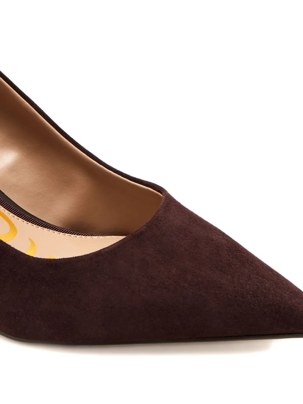 Sam Edelman 70 mm Vienna suède pumps Bruin