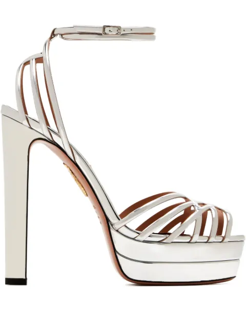 Aquazzura sandalias con plataforma de 130mm
