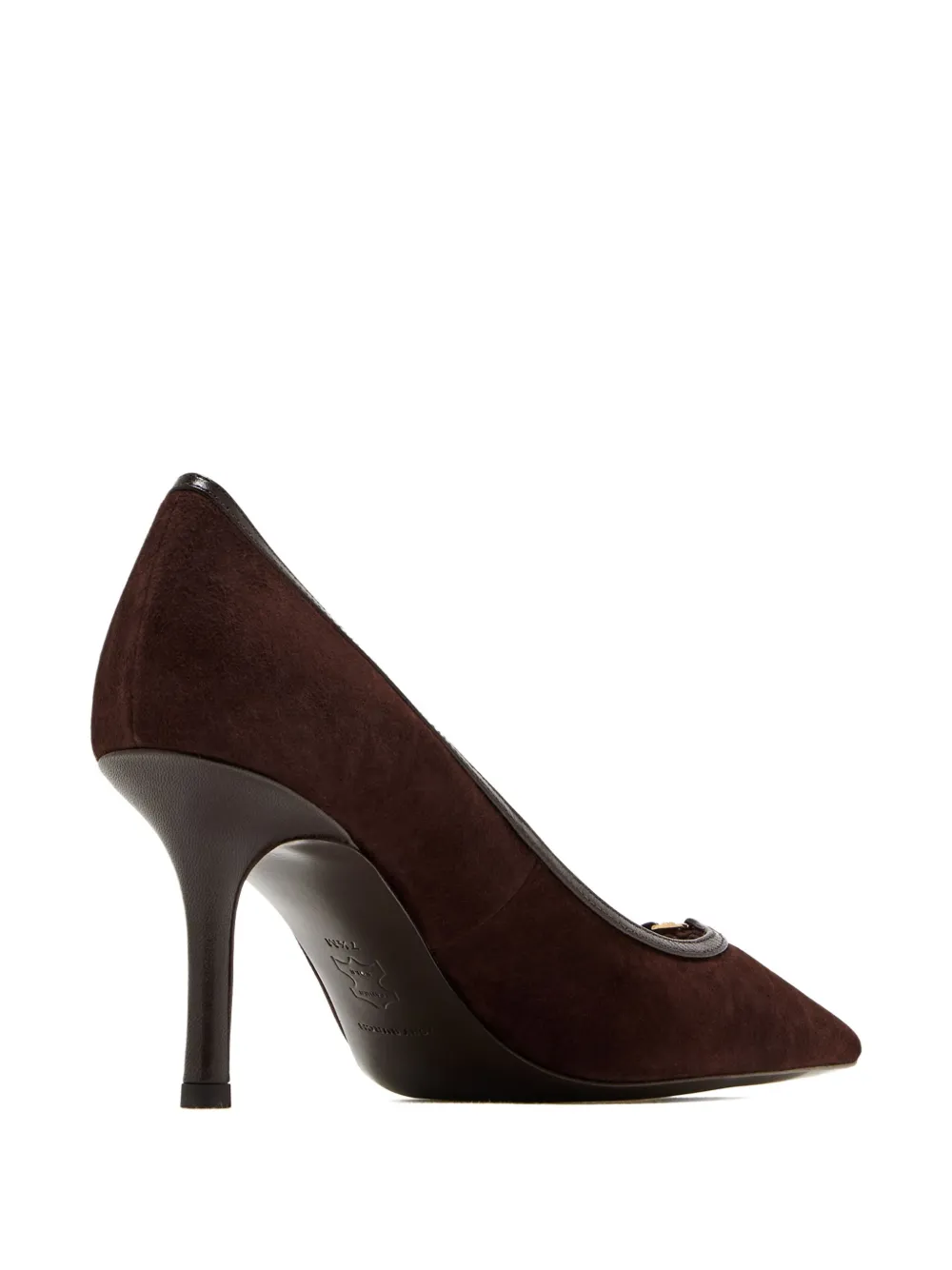 Tory Burch 80 mm Double T-buckle pumps Bruin