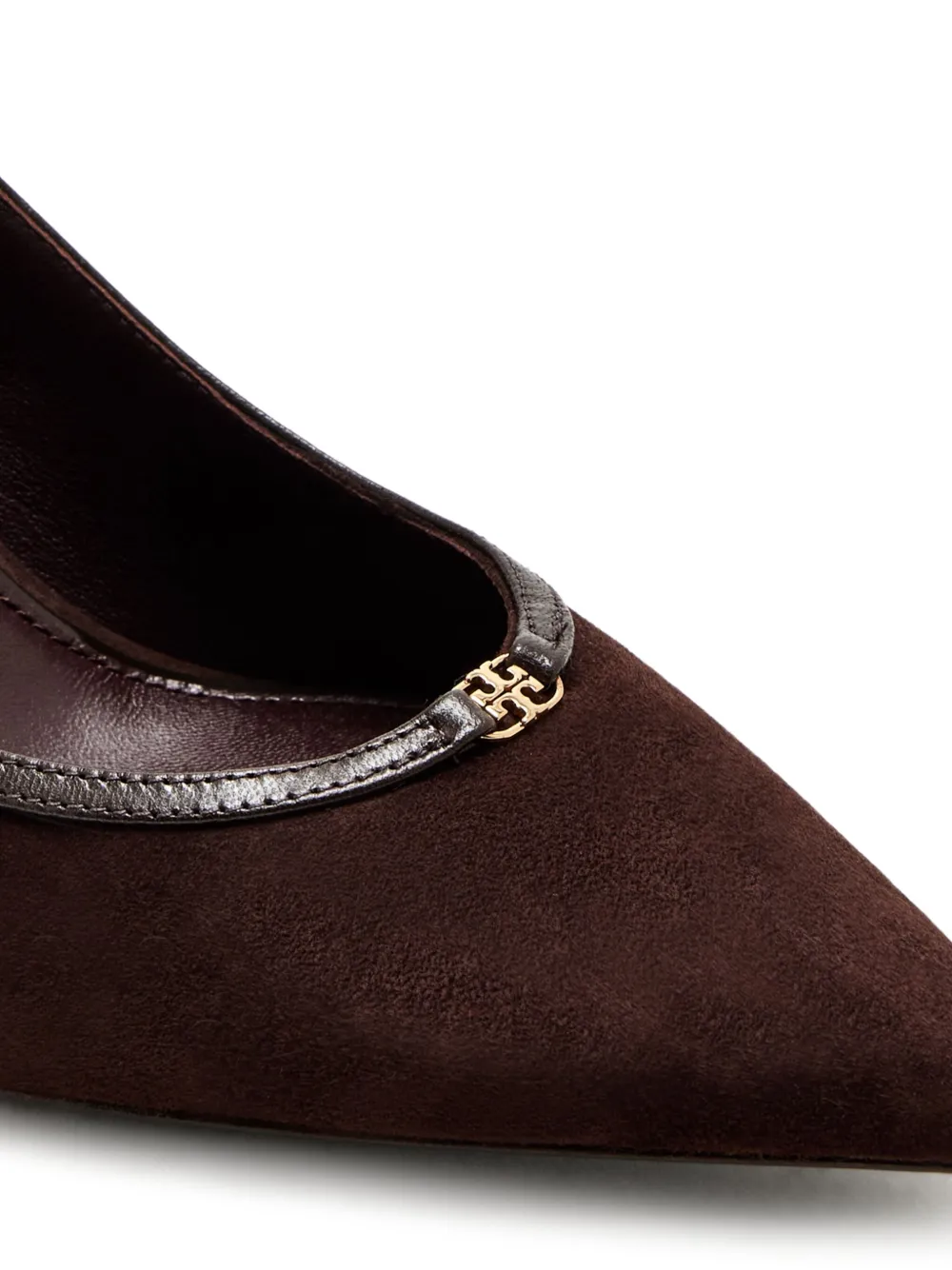 Tory Burch 80 mm Double T-buckle pumps Bruin