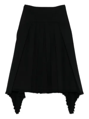 Simone Rocha ティアード チュールスカート | ブラック | FARFETCH JP