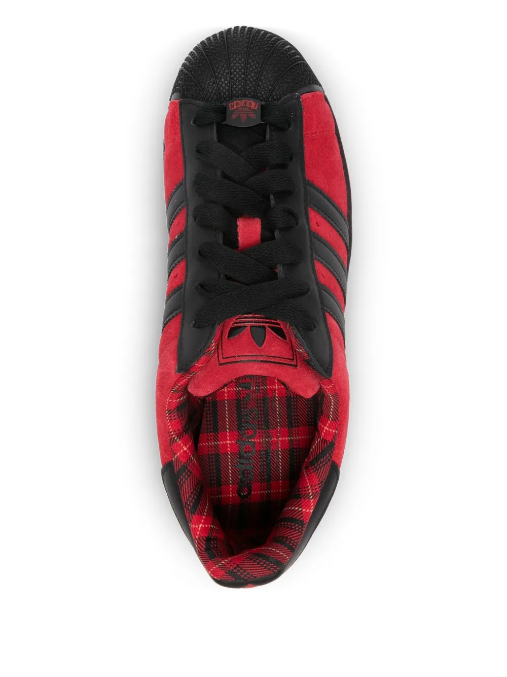 adidas Superstar II sneakers Rood