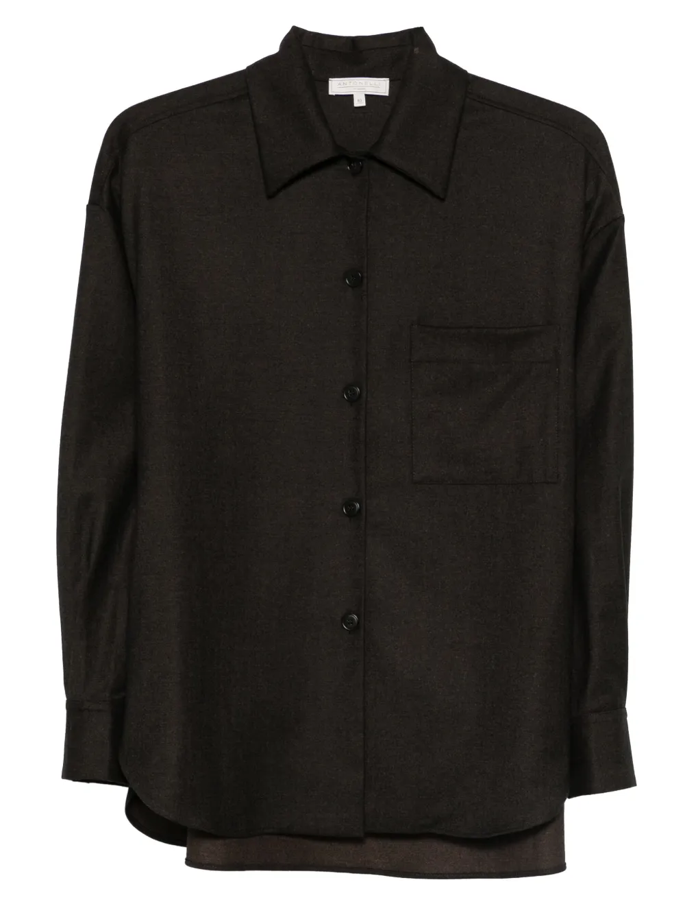Antonelli long sleeve shirt - Braun
