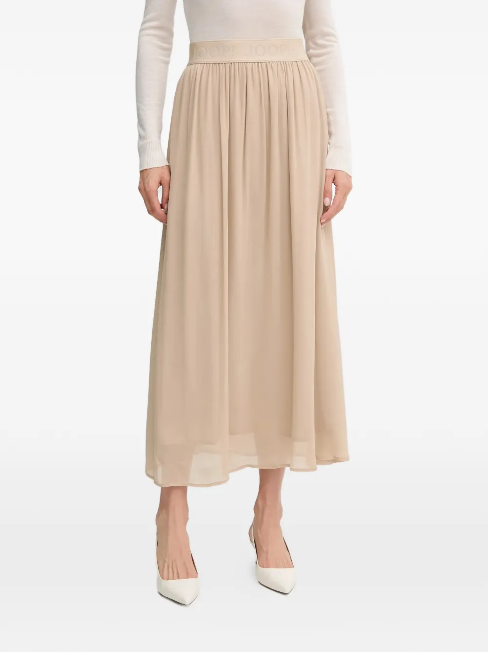 Joop! Sumi pleated waistband skirt - Toni neutri