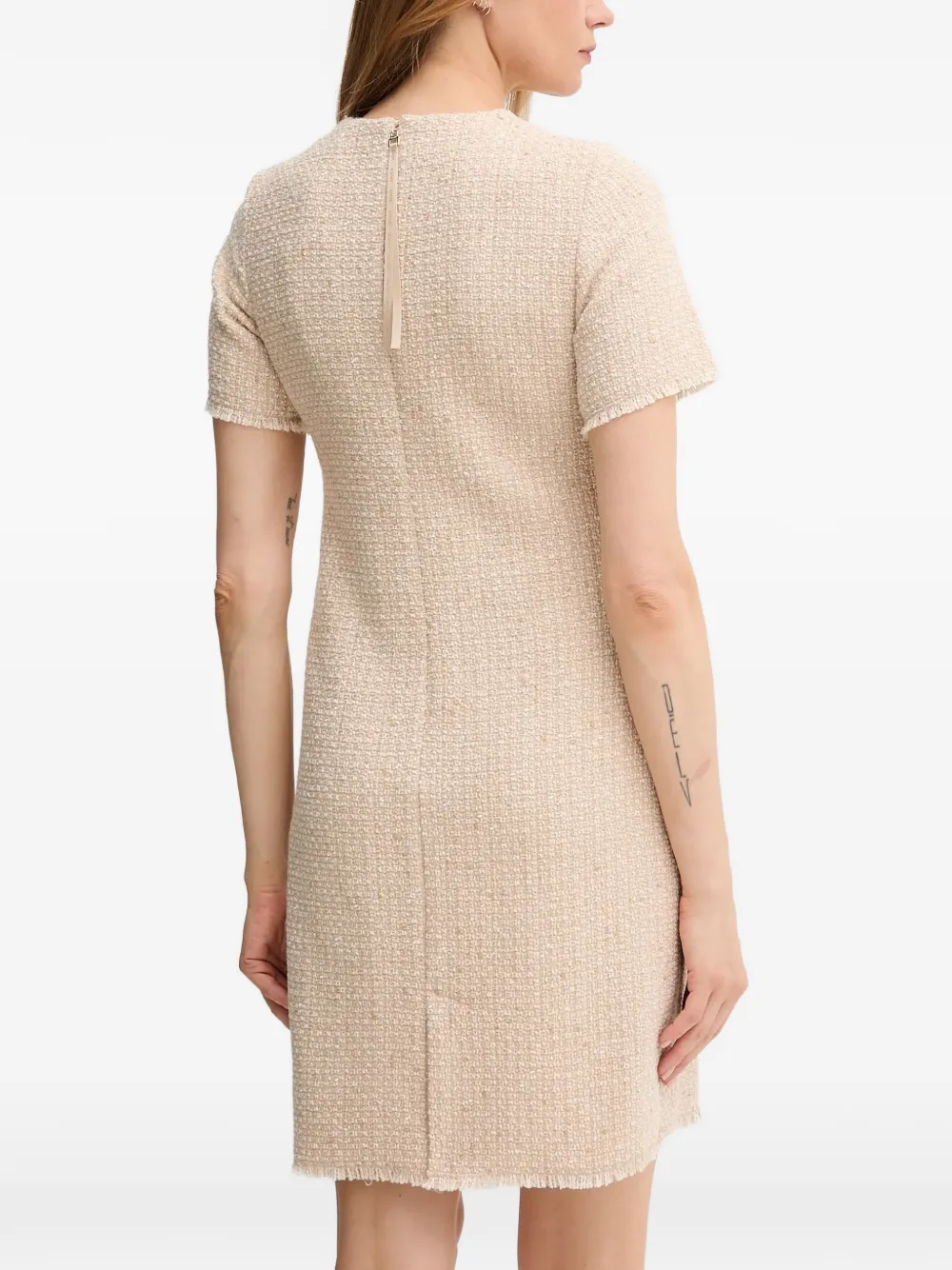 Joop! Deani jurk met franje Beige