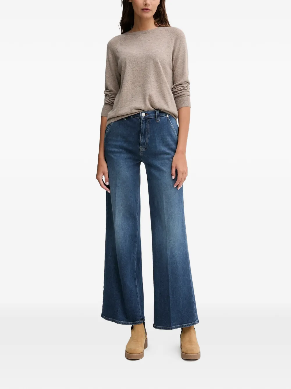 Joop! Evi wide-leg jeans - Blauw