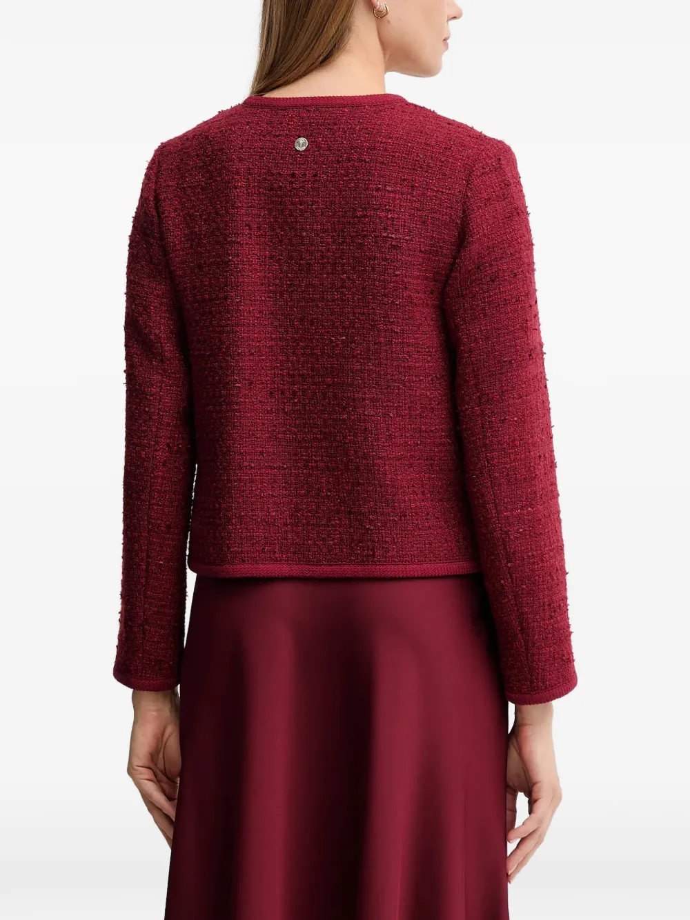  Joop! Joella Pocket Tweed Blazer - Red 