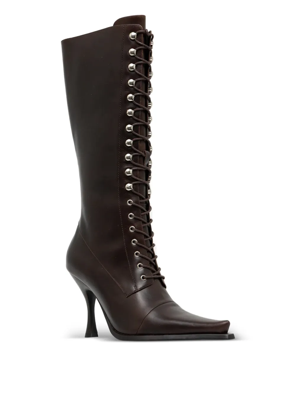 Jeffrey Campbell Lani veterlaarzen met hak Bruin