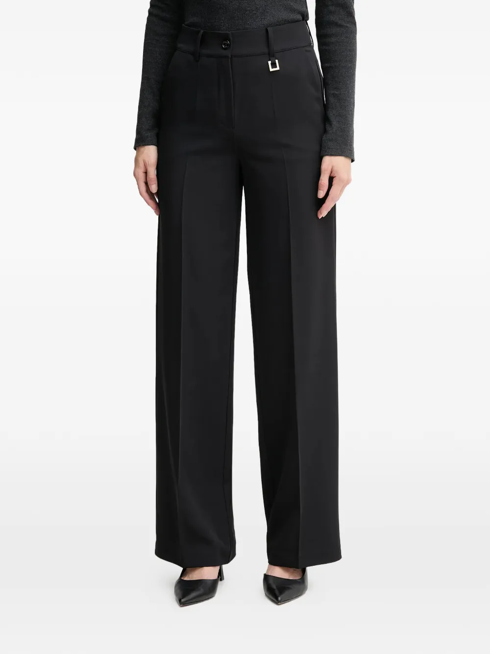 Joop! metal-detail trousers - Nero
