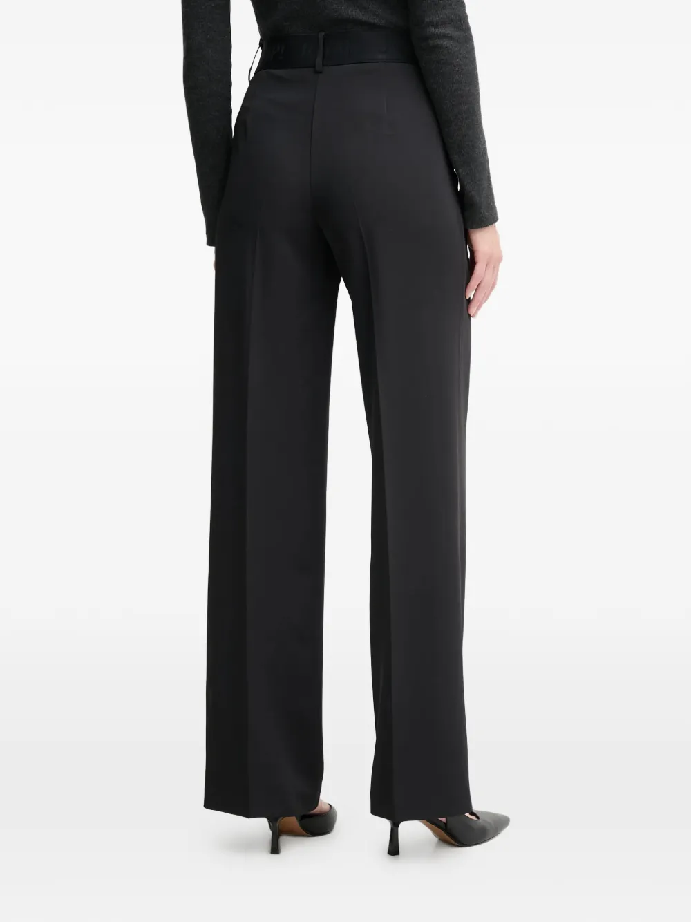 metal-detail trousers