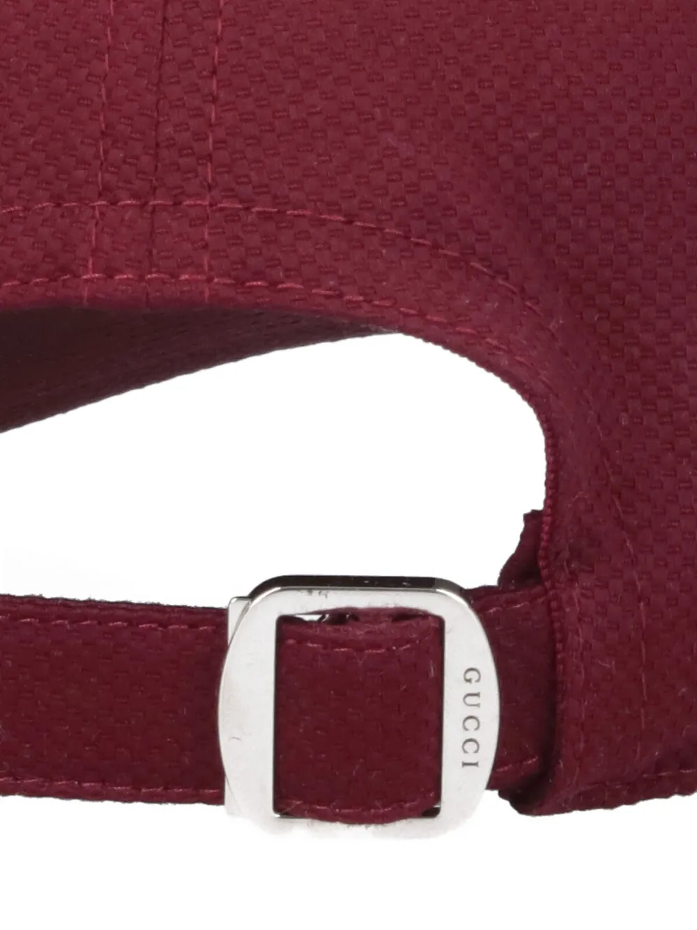 Gucci Honkbalpet met geborduurd logo Rood