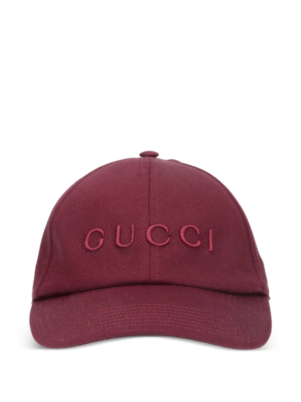 Gucci logo-embroidered baseball cap | Red | Image 1