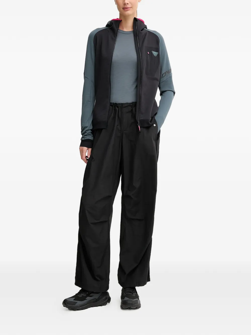 DYNAFIT Tour Light Merino raglan logo ski top | Ski Tops | Image 2