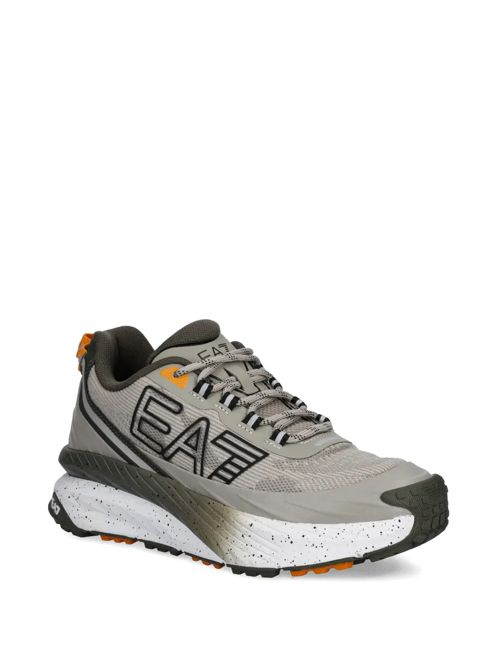 Ea7 Emporio Armani logo-print sneakers Grijs