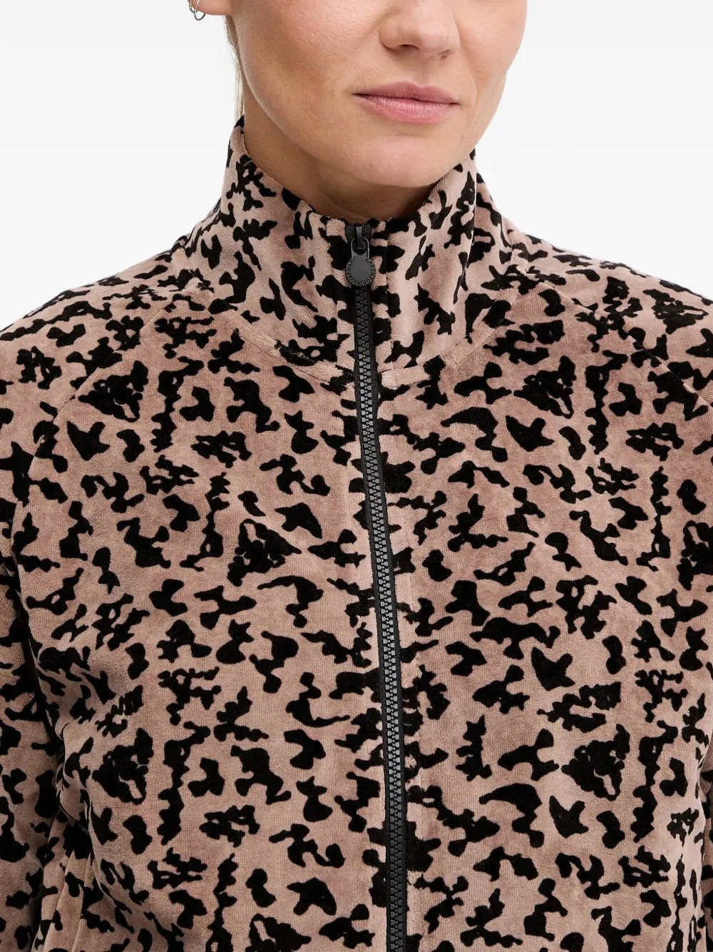 Ea7 Patterned Tracksuit In Metallic