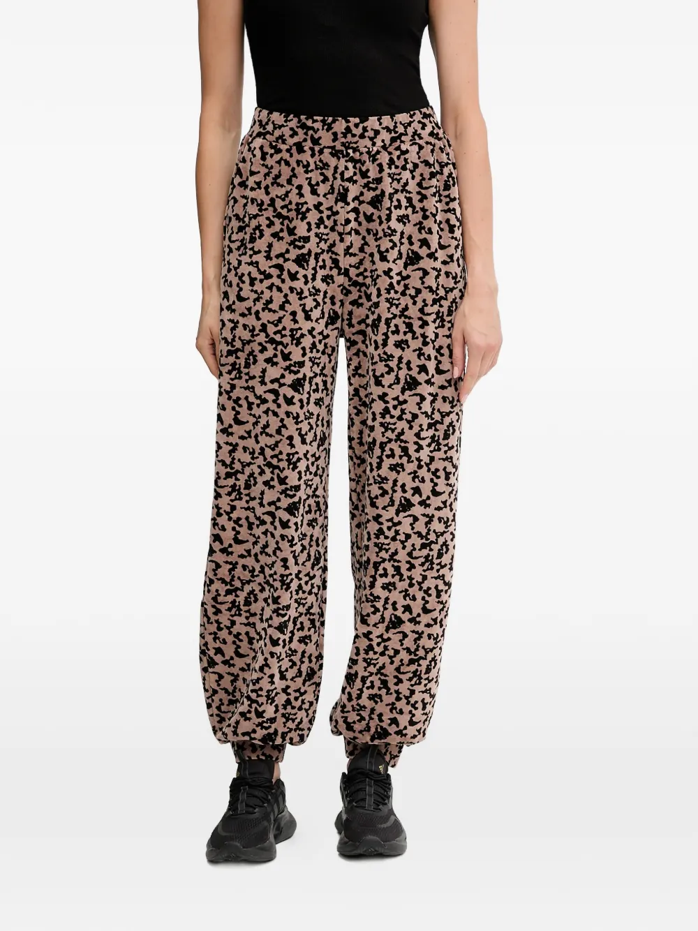 Ea7 Patterned Tracksuit In Metallic