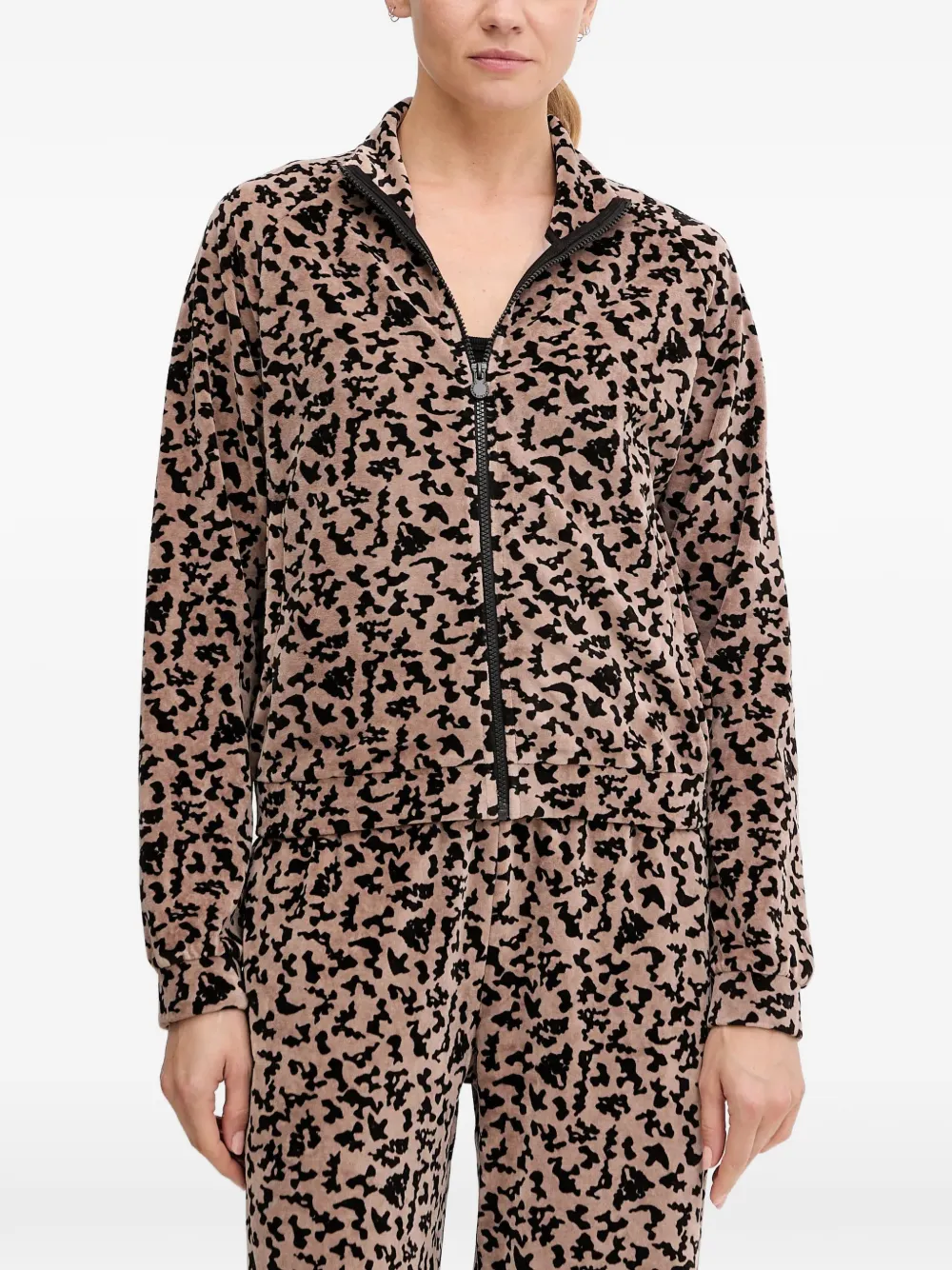 Ea7 Emporio Armani patterned tracksuit - Toni neutri