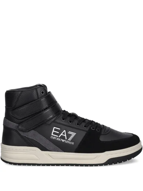 Ea7 Emporio Armani tenis altos con agujetas