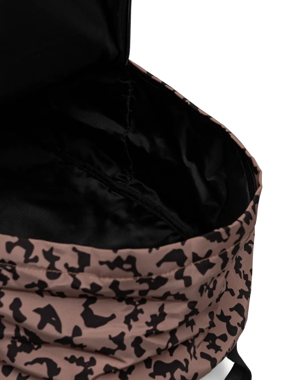 Ea7 Printed Backpack In Brown