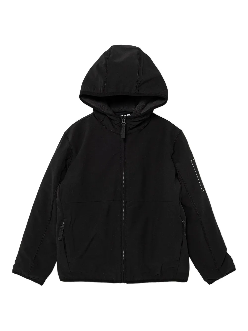 Ea7 Hooded Jacket In Black