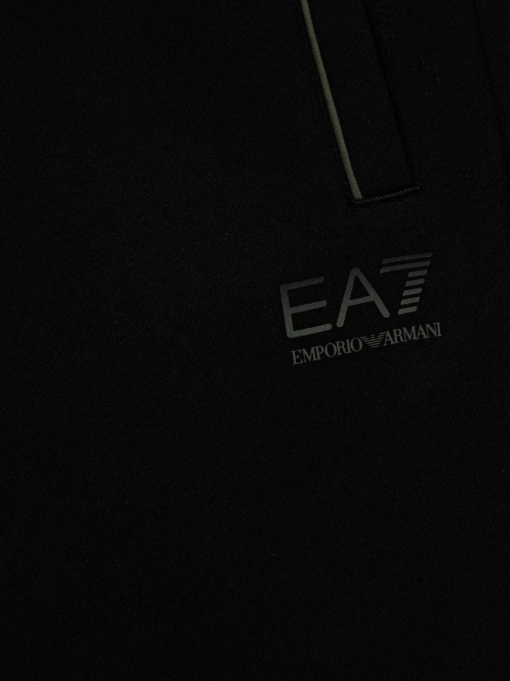 Ea7 Hooded Tracksuit In Black