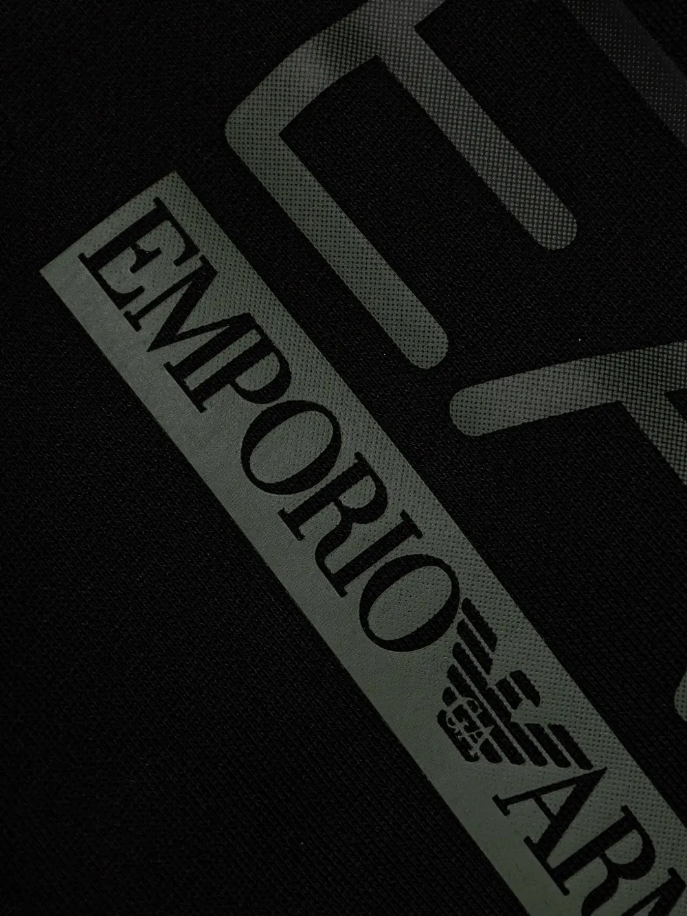 Ea7 Hooded Tracksuit In Black