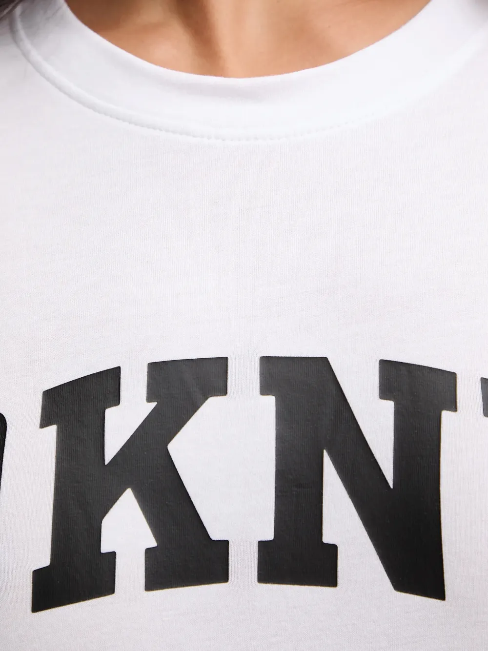 Dkny Long-sleeve Plaid Pajama Set In White